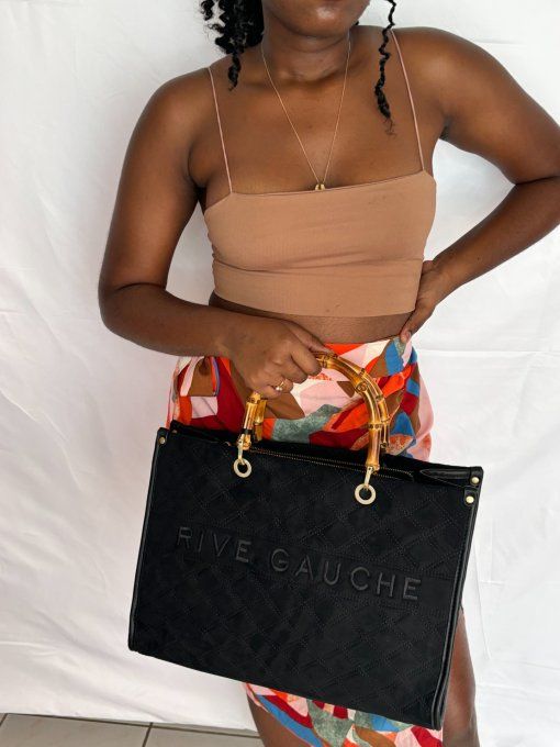 Sac à main Rive Gauche matelassé