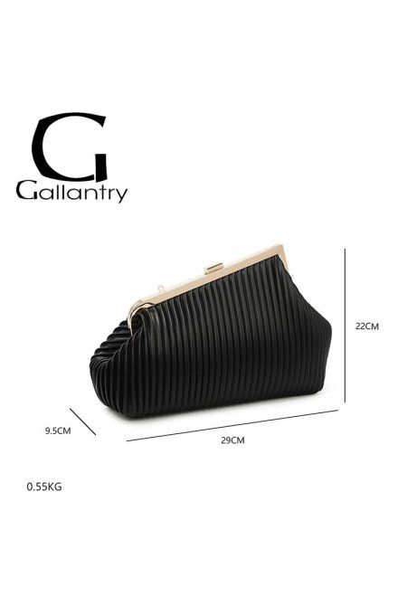Pochette asymétrique bandoulière Gallantry