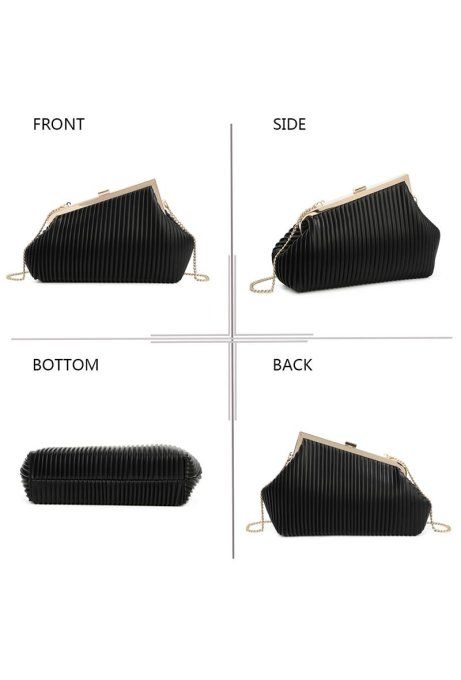 Pochette asymétrique bandoulière Gallantry